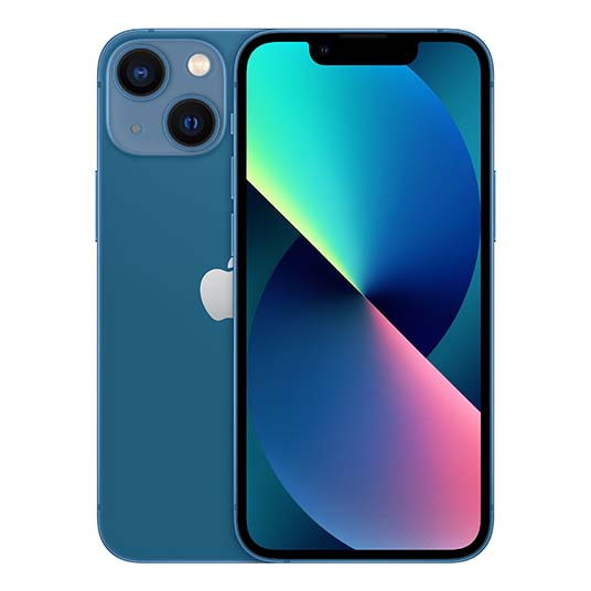 첫번째 iPhone 13 mini 128G 블루 정면/후면 이미지