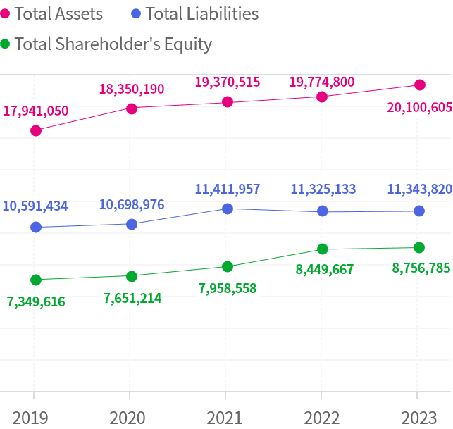 Summarized Statement of Financial Position Graph