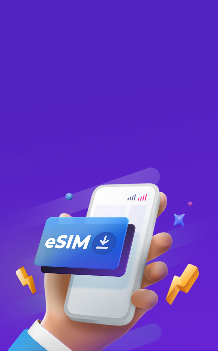 eSIM 가입이 가능한 자급제폰, 중고폰 등 듀얼심 휴대폰이 있다면 eSIM만 가입신청하세요!  배경이미지