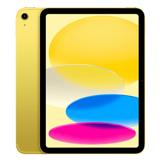 첫번째 iPad 10.9"(10세대) 256GB(2022) 옐로우 단말 전면, 후면 카메라 이미지
