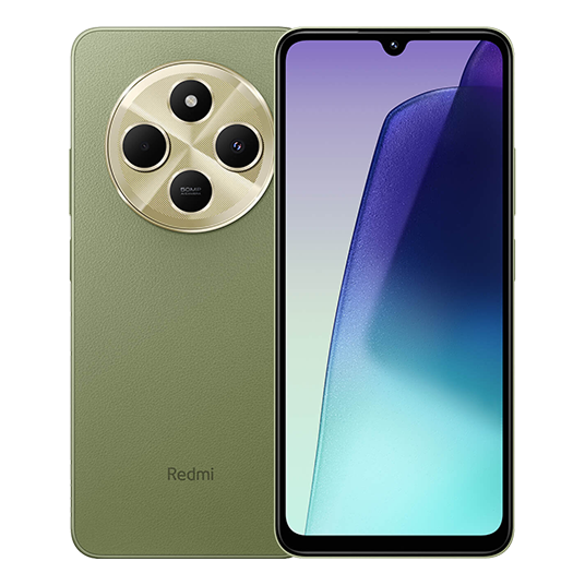 샤오미 Redmi 14C 세이지 그린 후면, 전면 겹친 이미지